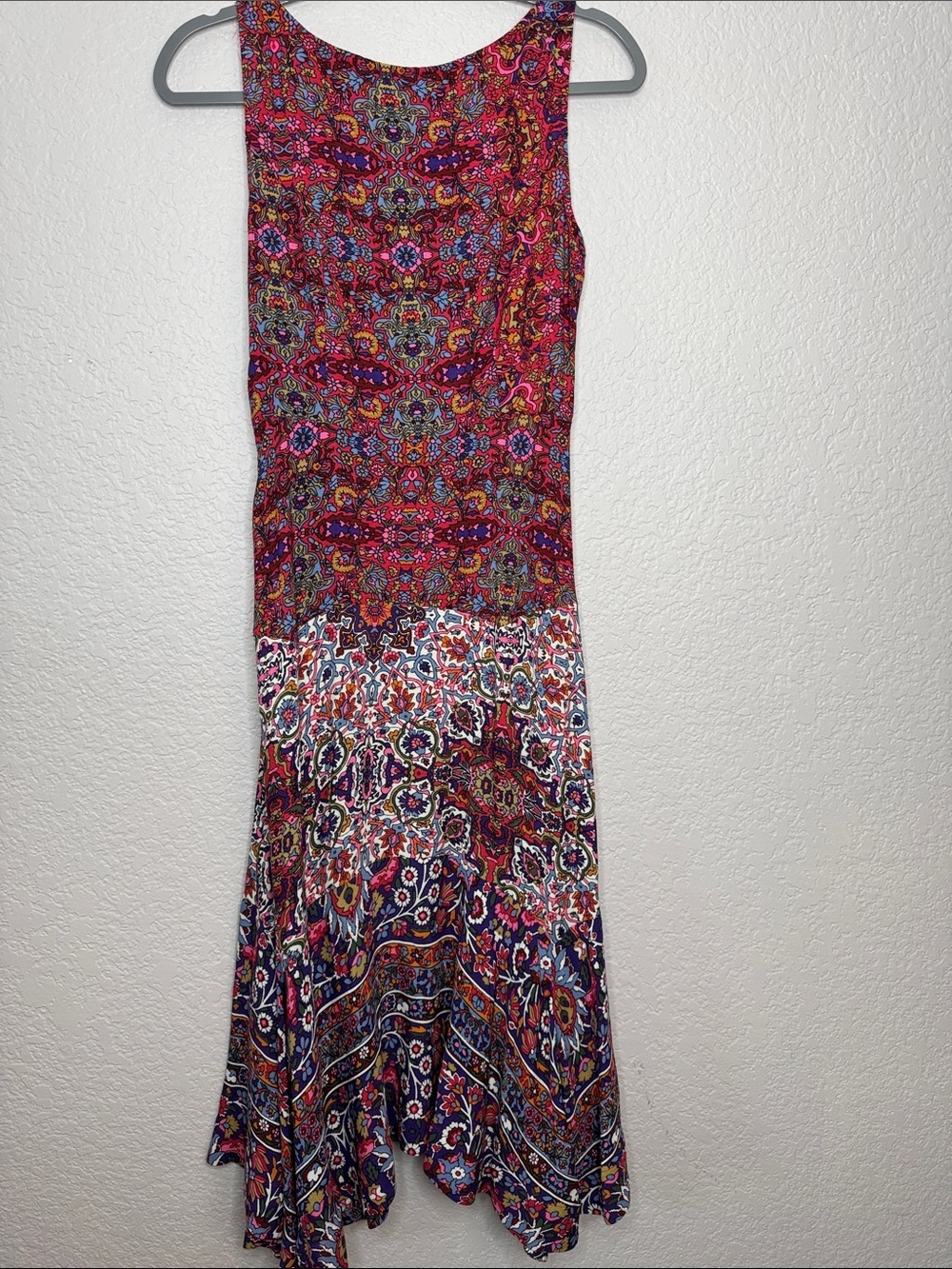 Maeve Anthropologie Violette Sleeveless Midi Dress Handkerchief Paisley Flowy - Picture 7 of 8